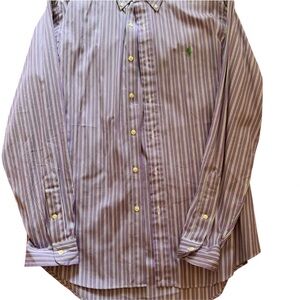 Ralph Lauren Men's Striped Purple Shirt